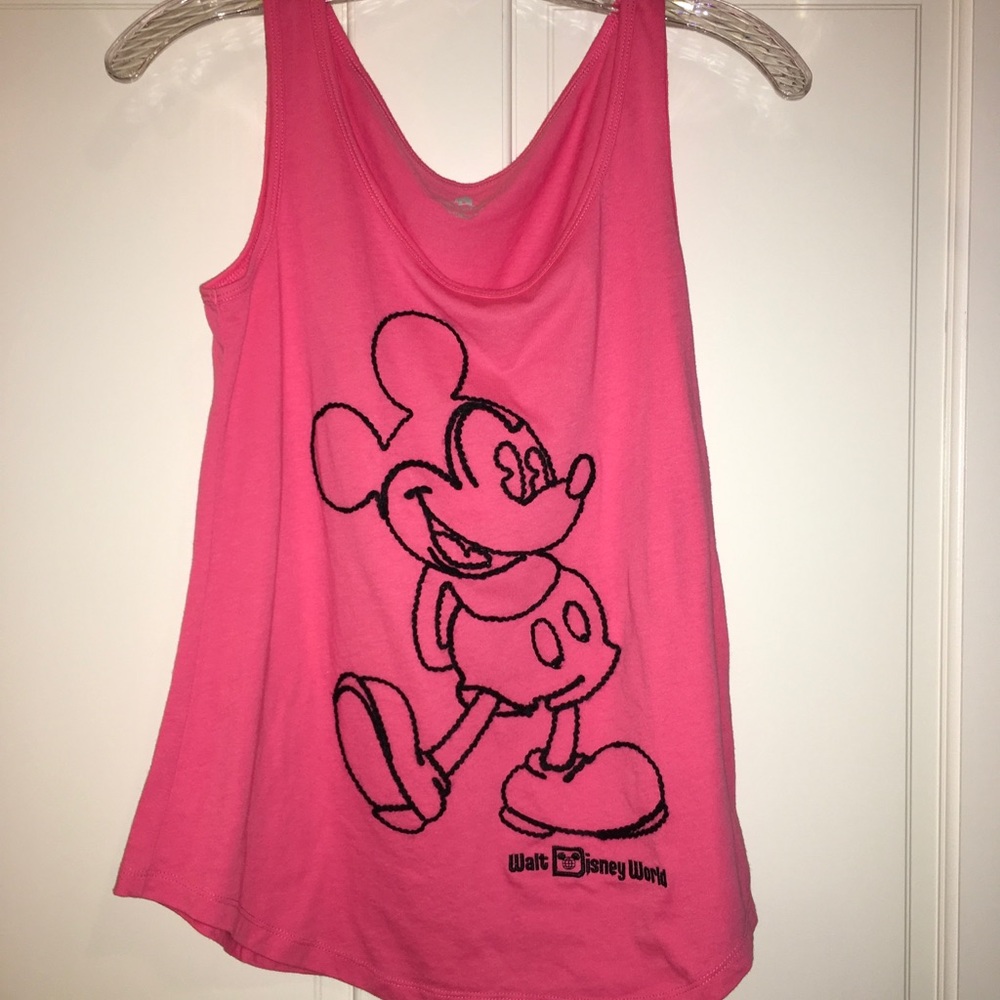 Mickey Mouse Tank Top- Pink